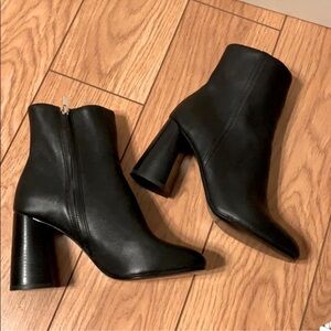 Joie Lorring real leather black boots.